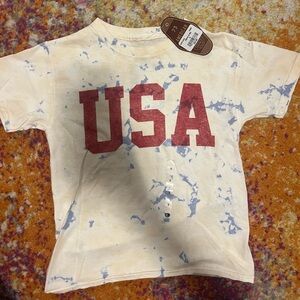Cropped USA tee
